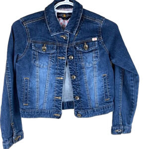 Lucky Brand Denim Jean Jacket Girls Large